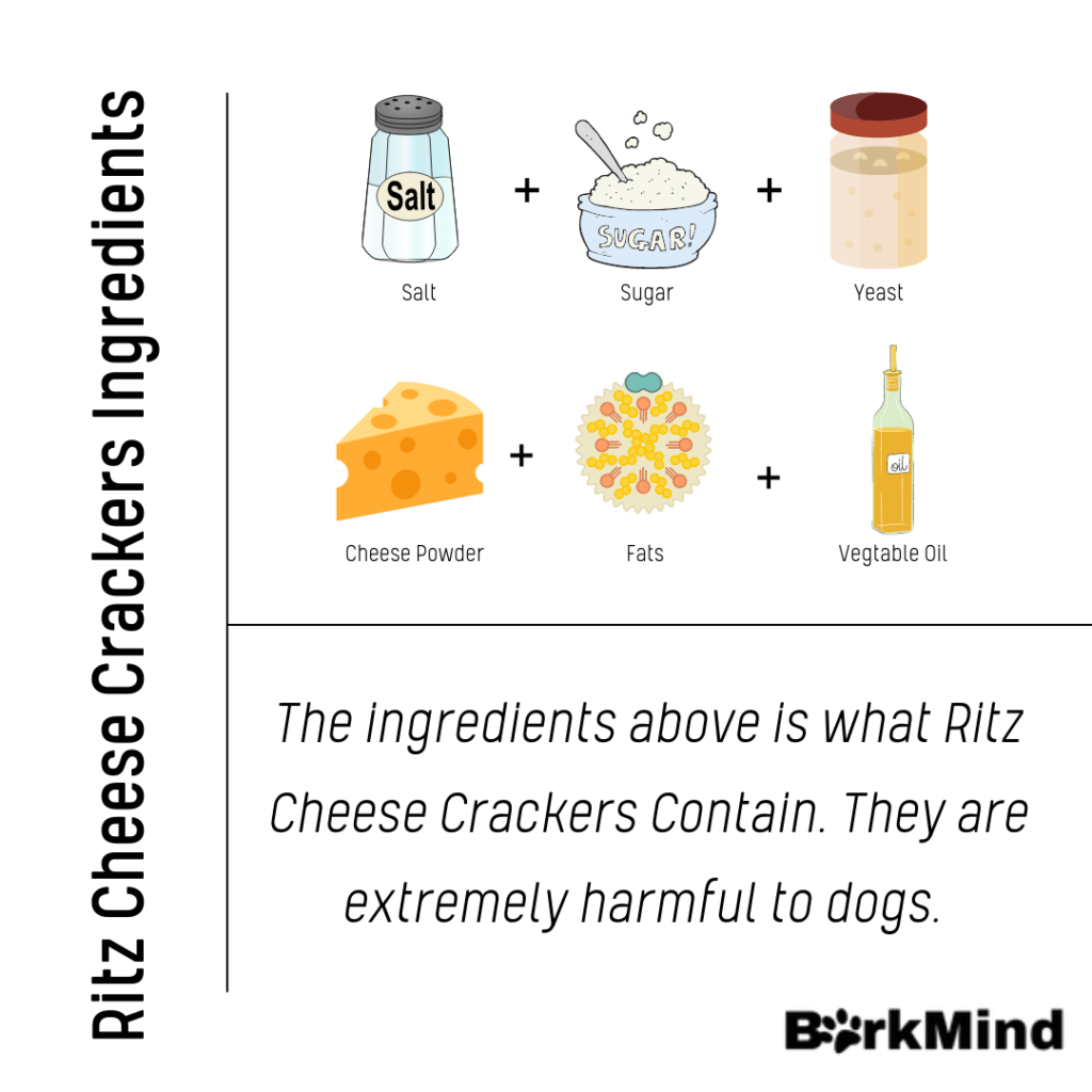 are ritz crackers ok for dogs